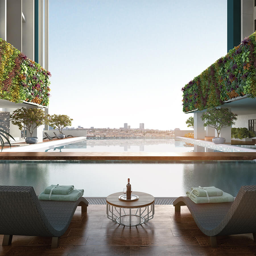 SALT WATER HEATED POOL